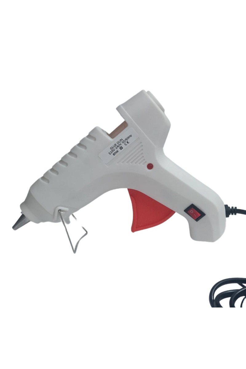 Hitech Sales Built With Passion Glue Gun With Free Hot Melt Glue Sticks | 60W High Power Hot Melt Glue Gun - Corded Electric