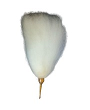 Brass Handle Puja Chamar/Chaur (Chawar) for Temple Rituals | Sacred Worship Accessory for Aarti, Bhajan & Ceremonies | Puja Chamor for Mandir Use