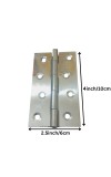 Stainless Steel Door Hinges – Heavy Duty Butt Hinges for Doors, Cabinets & Furniture | Rust-Resistant Smooth Movement | Pack of 4 (4x2.5 inch) (Medium)