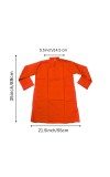 Men’s Cotton Kurta – Traditional Ethnic Wear Long Sleeve Kurta Pajama for Festivals, Puja, Wedding & Casual Wear – Orange