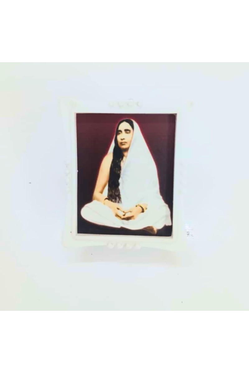 Sri Sarada Ma Decorative Showpiece with LED Lamp Light – Spiritual Enlightenment Accent for Home, Meditation, and Altar Décor