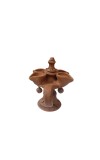 Handicrafts Handmade Traditional Terracotta Pancha Pradeep (Pancha Diya) with Dhoop Stand for Diwali and Puja – Perfect for Home Décor