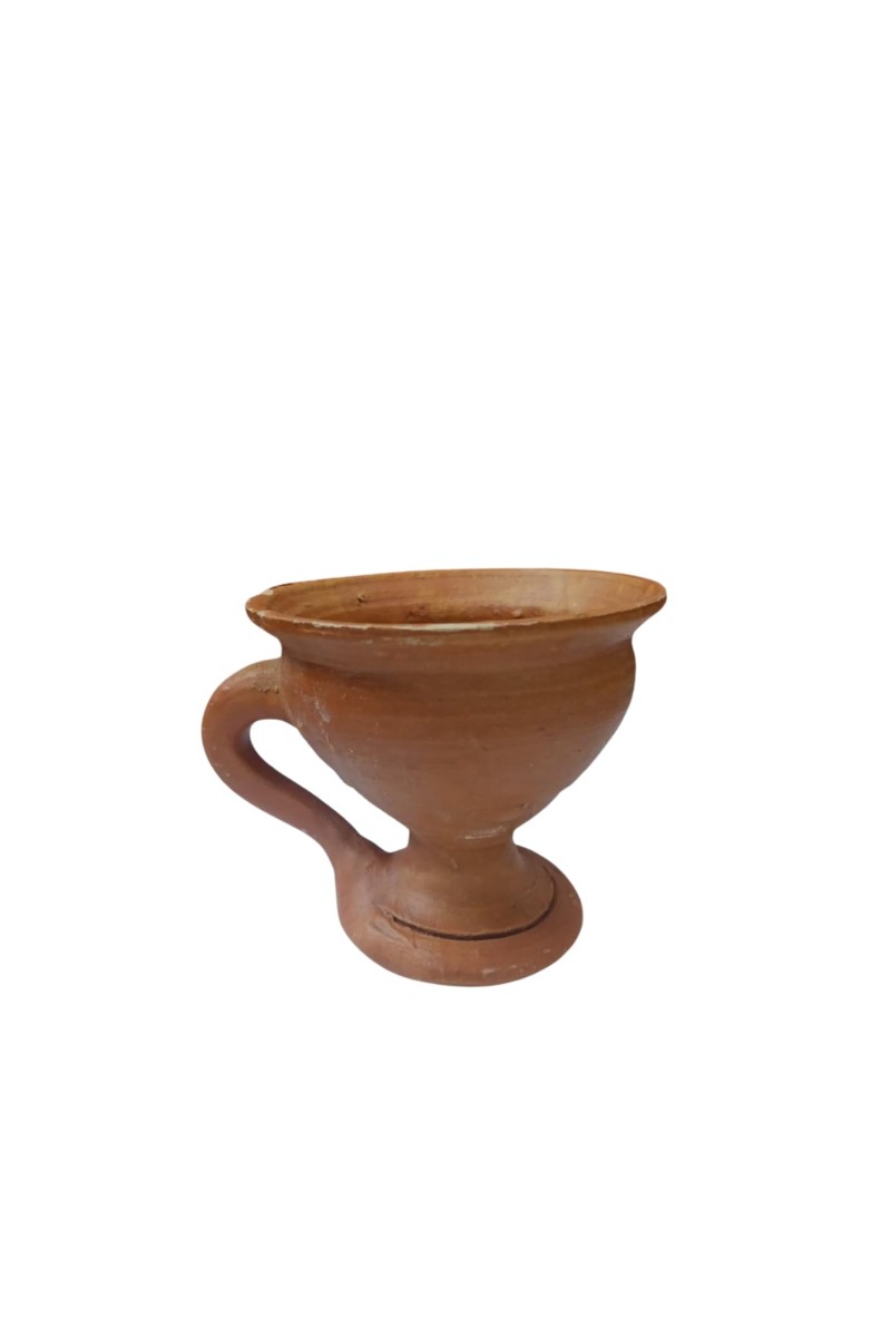 Handcrafted Clay Dhunuchi for Puja – Traditional Terracotta Incense Holder for Religious Rituals & Ceremonies