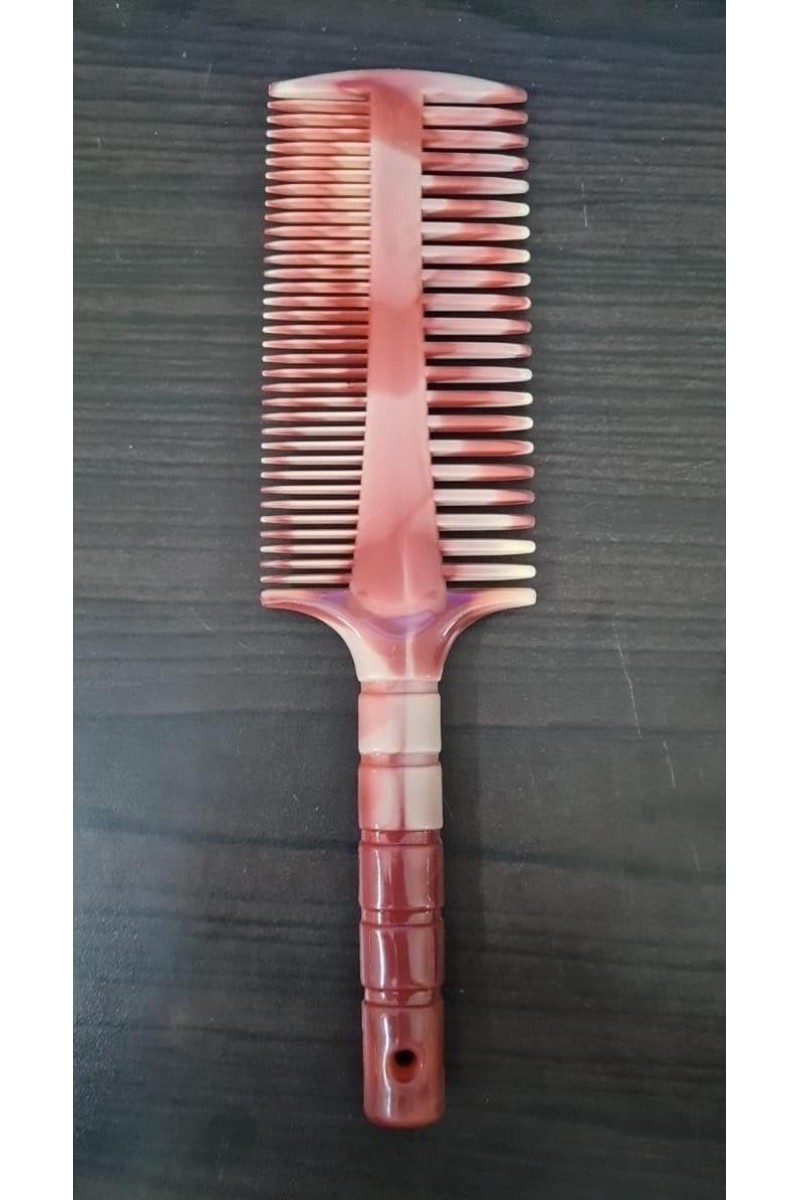 HiTech Sales Double-Sided Comb – One Side Wide Tooth, Other Side Fine Tooth – Ideal for Detangling, Styling, and Everyday Use Dressing Hair Comb for Men,Women Comb