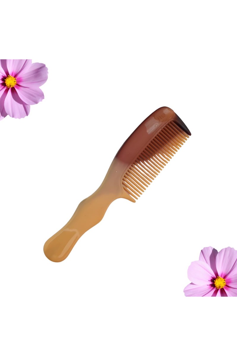 HiTech Sales Detangling Premium Dressing Hair Comb for Men,Women Comb | Detangling Frizz off detangler hair comb for Curly, long Hair & any type Hair Pack of 1 (Beige)
