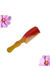 HiTech Sales Detangling Premium Dressing Hair Comb for Men,Women Comb | Detangling Frizz off detangler hair comb for Curly, long Hair & any type Hair Pack of 1 (Red - Yellow)