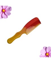 HiTech Sales Detangling Premium Dressing Hair Comb for Men,Women Comb | Detangling Frizz off detangler hair comb for Curly, long Hair & any type Hair Pack of 1 (Red - Yellow)