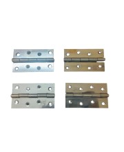 Stainless Steel Door Hinges – Heavy Duty Butt Hinges for Doors, Cabinets & Furniture | Rust-Resistant Smooth Movement | Pack of 4 (5 x2.5 inch)