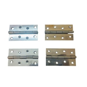 Stainless Steel Door Hinges – Heavy Duty Butt Hinges for Doors, Cabinets & Furniture | Rust-Resistant Smooth Movement | Pack of 4 (5 x2.5 inch)