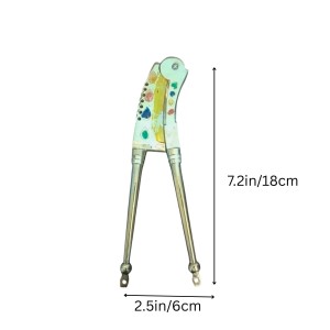 Brass Supari Cutter with Long Handles – Heavy Duty Betel Nut Cutter, Easy to Use Portable Cutter Tool for Home Manual Hand Operated Kitchen Tool