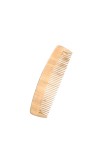 Natural Wooden Hair Comb | Curved Wood Comb for Smooth Detangling | Anti-Static, Gentle Scalp Massage Comb for Men & Women (small)
