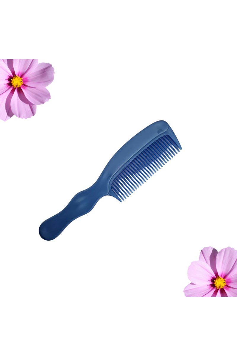 HiTech Sales Detangling Premium Dressing Hair Comb for Men,Women Comb | Detangling Frizz off detangler hair comb for Curly, long Hair & any type Hair Pack of 1 (Blue)