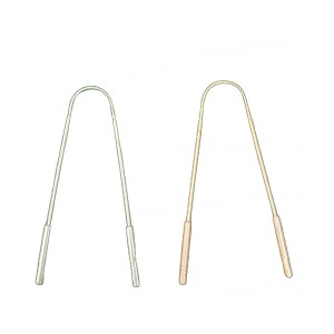 Stainless Steel & Copper Tongue Cleaner Set of – 7 Pack Oral Hygiene Tongue Scrapers for Adults Anti-Gag Design for Fresh Breath Stainless Steel & Copper Tongue Cleaner Set of – 7 Pack Oral Hygiene Tongue Scrapers for Adults Anti-Gag Design for Fresh Breath