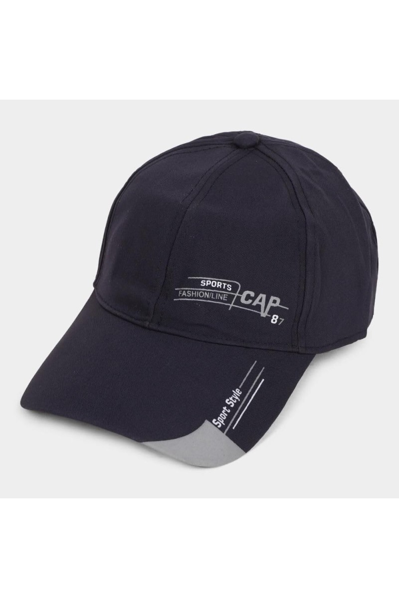 Brink Men's Fabric Cap Stylish & Comfortable Adjustable Baseball Hat for Outdoor, Casual & Sports Wear Blue