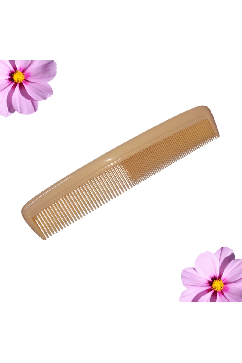 Hi Tech Sales Grooming Hair Combs for Men and Women Wide Tooth Comb Detangling Frizz off detangler hair comb for Curly, long Hair & any type Hair, Wet, Dry. Shampoo Comb. Pack of 1 (Beige)