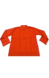 Men’s Cotton Kurta – Traditional Ethnic Wear Long Sleeve Kurta Pajama for Festivals, Puja, Wedding & Casual Wear – Orange