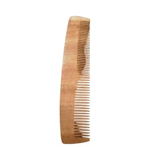 Wooden Neem Comb for Hair | Natural Anti-Static Wooden Hair Comb | Wide & Fine Teeth | Reduces Hair Fall & Dandruff | Unisex