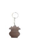 Jagannath Puri Dham Wooden Keychain | Lord Jagannath Balabhadra Subhadra Engraved MDF Key Ring | Spiritual Religious Keychain for Bike, Car & Home