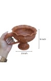 Traditional Dhunuchi Pradeep Clay Incense Burner Puja Diya for Durga Puja Aarti Pooja Decor