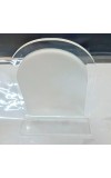 Acrylic Table Photo Frame with Dakshineswar Ma Kali Image – Clear Transparent Stand Frame for Home Temple, Office Desk, Study Table & Car Dashboard – Decorative Spiritual Puja Gift Item