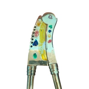 Brass Supari Cutter with Long Handles – Heavy Duty Betel Nut Cutter, Easy to Use Portable Cutter Tool for Home Manual Hand Operated Kitchen Tool