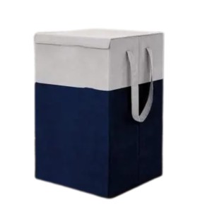 Foldable Laundry Basket with Lid & Handles – Collapsible Storage Hamper for Clothes, Toys & Dirty Laundry – Durable Fabric Organizer Bag for Home, Bedroom & Bathroom Use