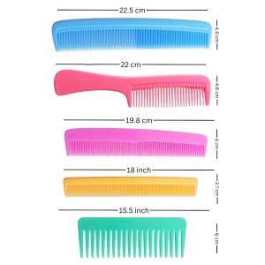 Hitech Sales Grooming Hair Combs for Men and Women(Daily Use Comb Set - Multicolor, Pack of 5) Hitech Sales Grooming Hair Combs for Men and Women(Daily Use Comb Set - Multicolor, Pack of 5)
