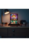 Car Desk/Table Top Lord Vishnu Wooden Photo Stand 3x4 Inches, Compact & Stylish Spiritual Display For Car, Home & Office (Pack Of 1) (F14604)