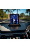Car Desk/Table Top Lord Shiva And Sadhguru Wooden Photo Stand 3x4 Inches, Compact & Stylish Spiritual Display For Car, Home & Office (Pack Of 1) (F14640)