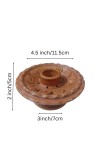 Handcrafted Terracotta Padma (Lotus) Incense Stick/Agarbatti Holder – Pooja Decor & Room Fragrance Enhancer