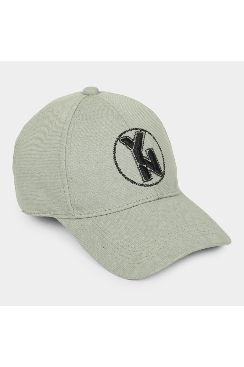 Brink Men's Light Green Fabric Cap Stylish & Comfortable Adjustable Baseball Hat for Outdoor, Casual & Sports Wear