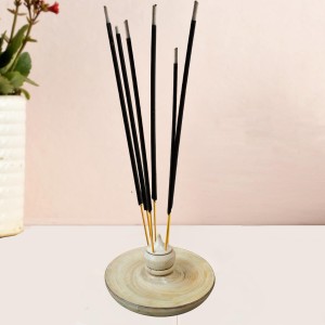Handcrafted Wooden Dhoop Dani | Traditional Incense Burner with Lid – Natural Finish