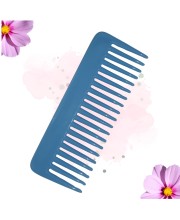 Hi Tech Sales Hair Wide Tooth Comb Detangling Frizz off detangler hair comb for Curly, long Hair & any type Hair, Wet, Dry. Shampoo Comb. Pack of 1 (Sky)