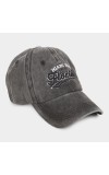 Brink Men's Cotton Cap Stylish & Comfortable Adjustable Baseball Hat for Outdoor, Casual & Sports Wear Dark Grey
