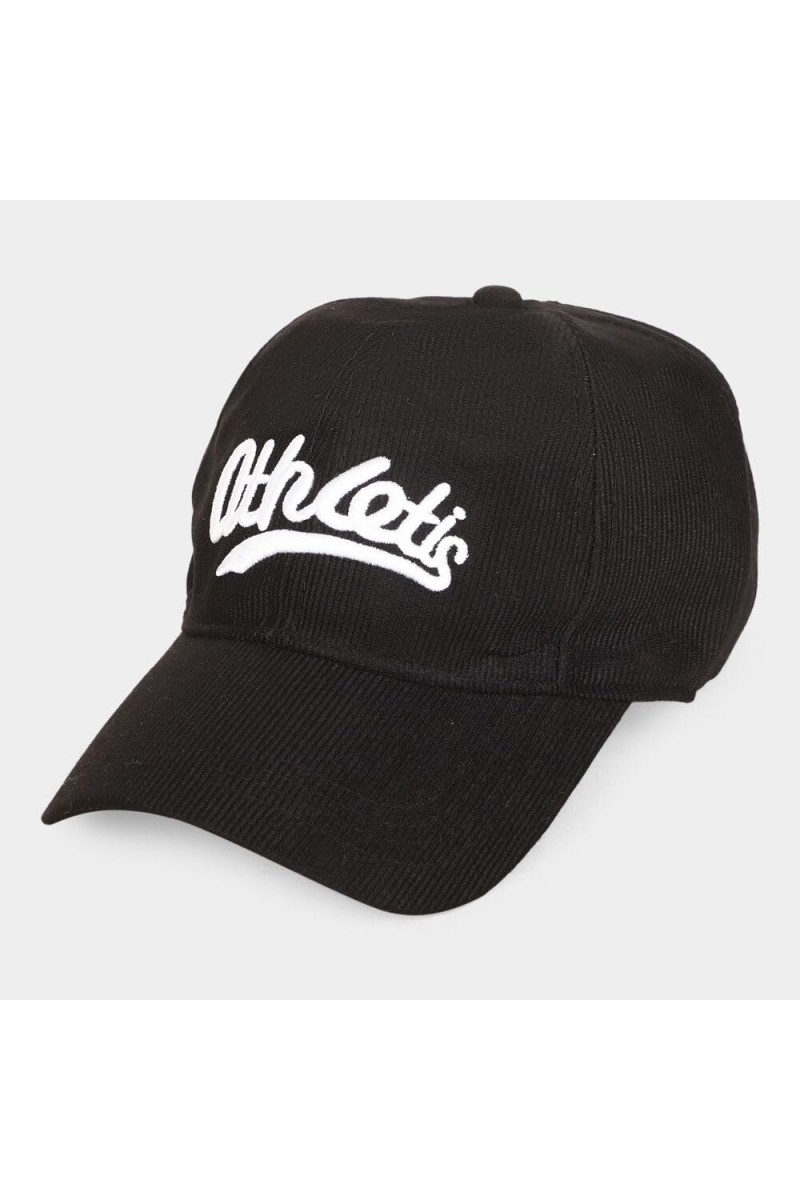 Brink Men's Fabric Cap Stylish & Comfortable Adjustable Baseball Hat for Outdoor, Casual & Sports Wear Black