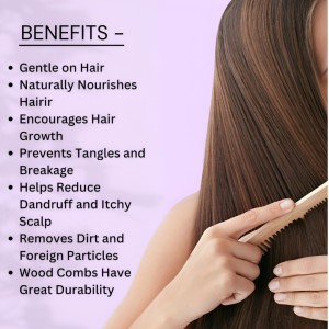 Hi Tech Sales Wooden Comb/Kangi for Hair Growth, Hair fall & Dandruff Control (Handcrafted Designer Comb For Men & Women) Hair Scalp Massager | 4 Combo Hi Tech Sales Wooden Comb/Kangi for Hair Growth, Hair fall & Dandruff Control (Handcrafted Designer Comb For Men & Women) Hair Scalp Massager | 4 Combo