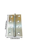 Stainless Steel Door Hinges – Heavy Duty Butt Hinges for Doors, Cabinets & Furniture | Rust-Resistant Smooth Movement | Pack of 4 (5 x2.5 inch)