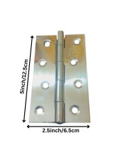 Stainless Steel Door Hinges – Heavy Duty Butt Hinges for Doors, Cabinets & Furniture | Rust-Resistant Smooth Movement | Pack of 4 (5 x2.5 inch) Stainless Steel Door Hinges – Heavy Duty Butt Hinges for Doors, Cabinets & Furniture | Rust-Resistant Smooth Movement | Pack of 4 (5 x2.5 inch)