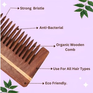 Hitech Sales Oval Silver-Plated Plastic Hand Mirror with One Wooden Hair Comb Free - Portable Mirror for Makeup, Travel, and Daily Use (Medium Size, Pack of 1)