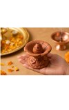 Handmade Terracotta Dhoop Dani for Puja | Clay Incense Burner for Dhoop | Traditional Mitti Dhoop Stand for Home Temple & Mandir