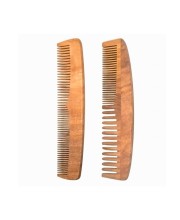 Pure Wooden Comb for Hair – Anti-Static Natural Wood Comb with Fine & Wide Teeth, Scalp Massage Hair Comb for Men & Women.