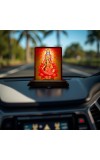Car Desk/Table Top Lord Vishnu Lakshmi Wooden Photo Stand 3x4 Inches, Compact & Stylish Spiritual Display For Car, Home & Office (Pack Of 1) (F14562)
