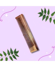 Hi Tech Sales Wooden Comb || Hair Scalp Massager || Kangi for Hair Growth, Hair fall & Dandruff Control || Handcrafted Designer Comb For Men & Women (18.8 x 4.2 cm)