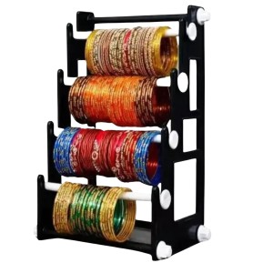Elegant Bangle Holder Organizer for Women - Premium Velvet Display Stand for Jewelry Storage and Display - Perfect for Bracelets, Bangles & More Elegant Bangle Holder Organizer for Women - Premium Velvet Display Stand for Jewelry Storage and Display - Perfect for Bracelets, Bangles & More