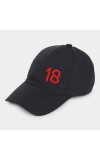 Brink Men's Dark Grey Fabric Cap Stylish & Comfortable Adjustable Baseball Hat for Outdoor, Casual & Sports Wear