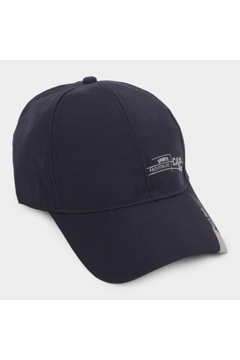 Brink Men's Fabric Cap Stylish & Comfortable Adjustable Baseball Hat for Outdoor, Casual & Sports Wear Navy Blue