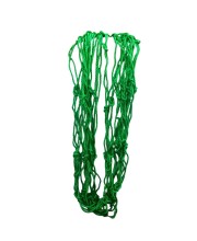 Durable Green Rope Net with Hammock Swing Hanging Net Mesh Sleeping Bed | Strong Nylon Outdoor, Sports, Garden or Decorative Use | Heavy Duty Multipurpose Rope Mesh (Green)