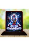 Car Desk/Table Top Lord Shiva Wooden Photo Stand â€“ 3x4 Inches, Compact & Stylish Spiritual Display For Car, Home & Office (Pack Of 1) (F14420)
