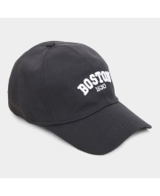 Brink Men's Fabric Cap Stylish & Comfortable Adjustable Baseball Hat for Outdoor, Casual & Sports Wear Charcoal