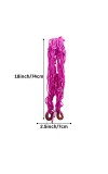Durable Pink Rope Net with Hammock Swing Hanging Net Mesh Sleeping Bed | Strong Nylon Outdoor, Sports, Garden or Decorative Use | Heavy Duty Multipurpose Rope Mesh (Pink)